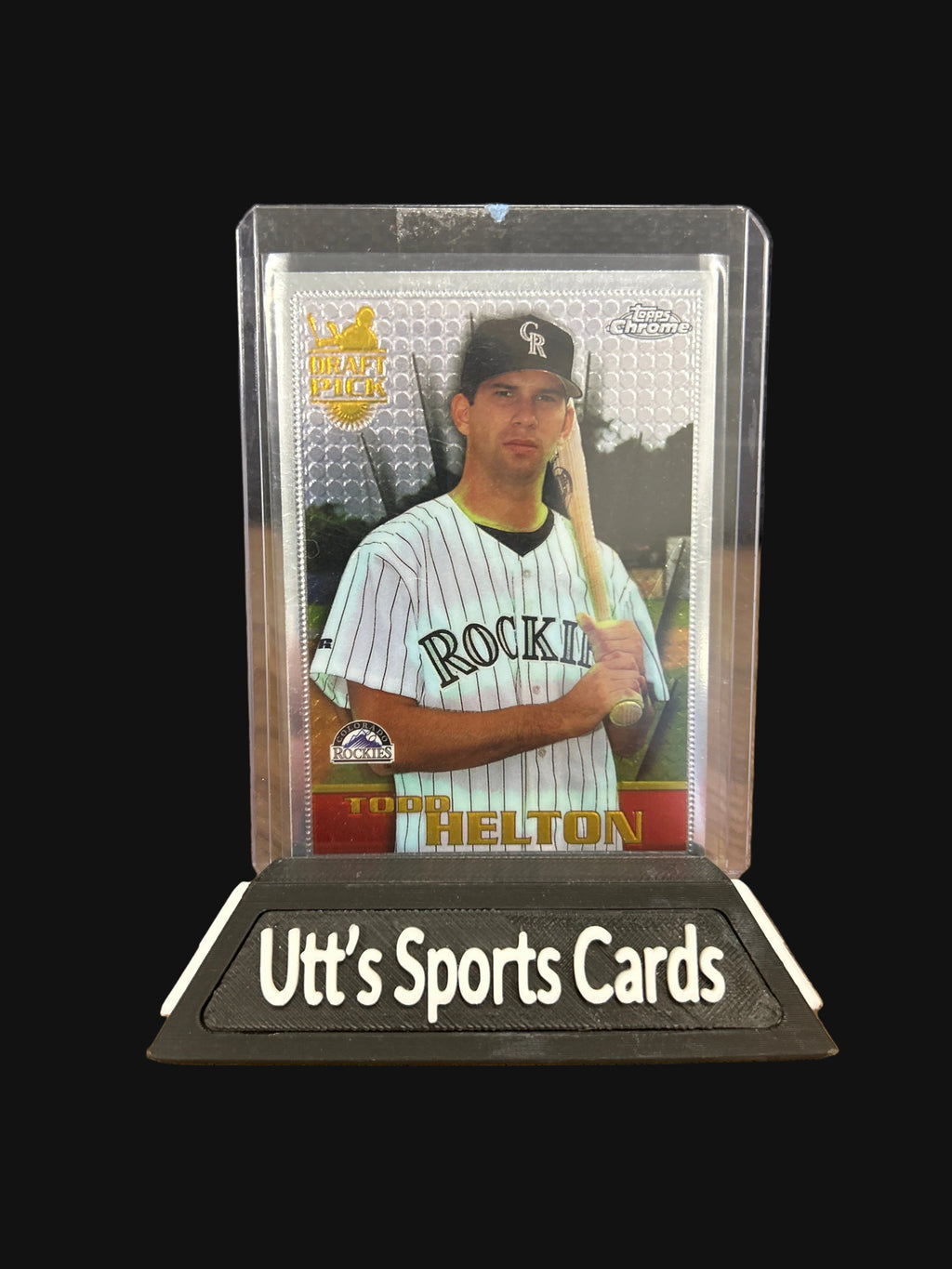 TODD HELTON ROOKIE CARD Baseball TOPPS CHROME RC Colorado Rockies Draft Pick