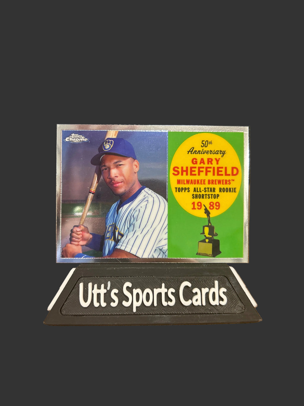 Gary Sheffield - 2008 Topps Chrome - 50th Anniversary All Rookie Team - Brewers