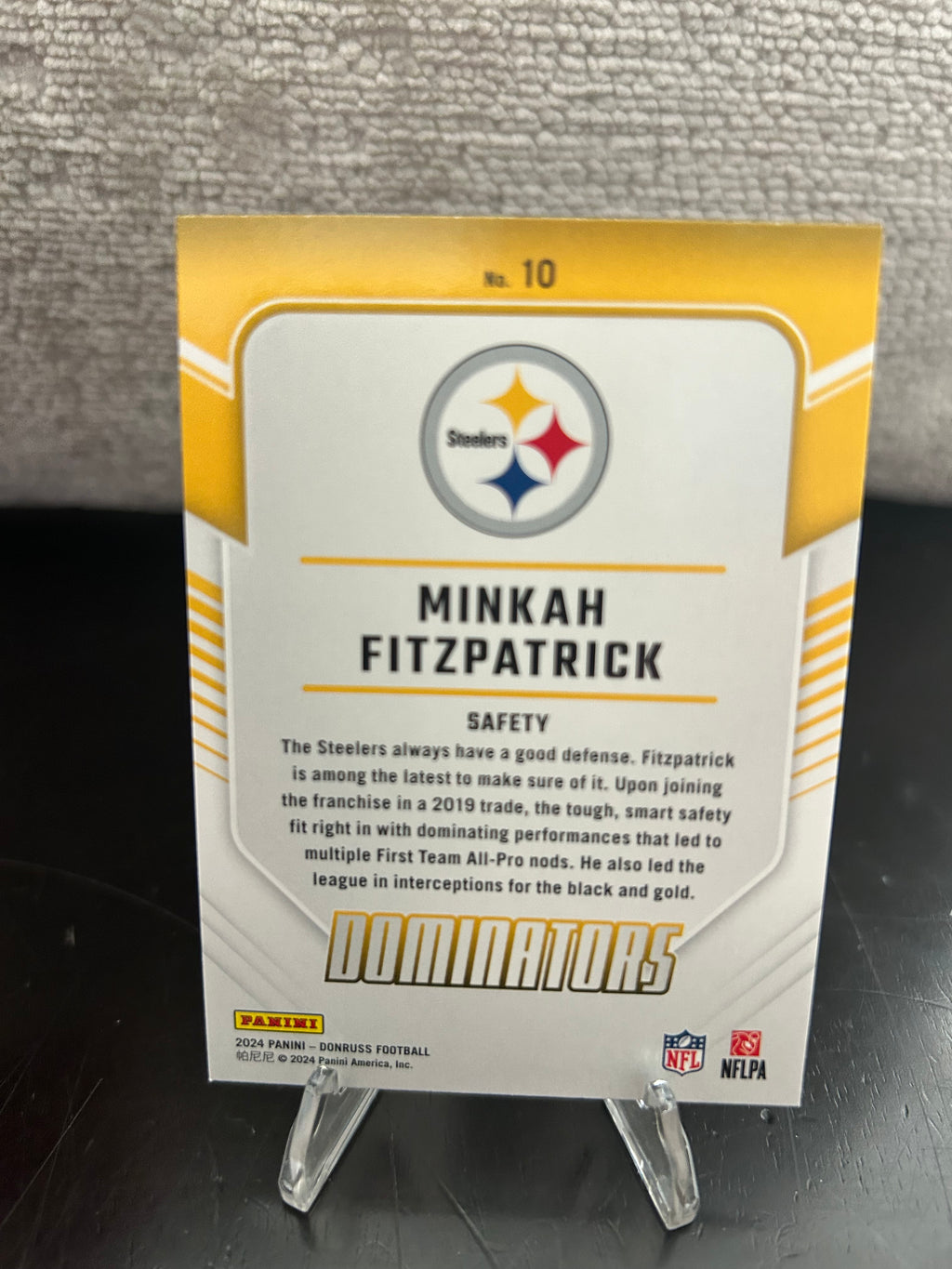 2024 Donruss #10 Minkah Fitzpatrick Dominators