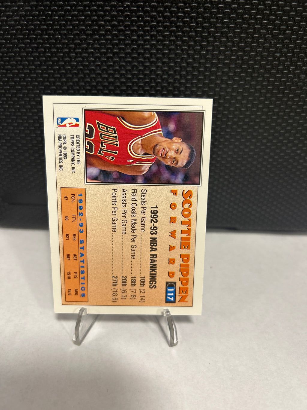 Scottie Pippen 1993-94 Topps Bulls #117  *E514*