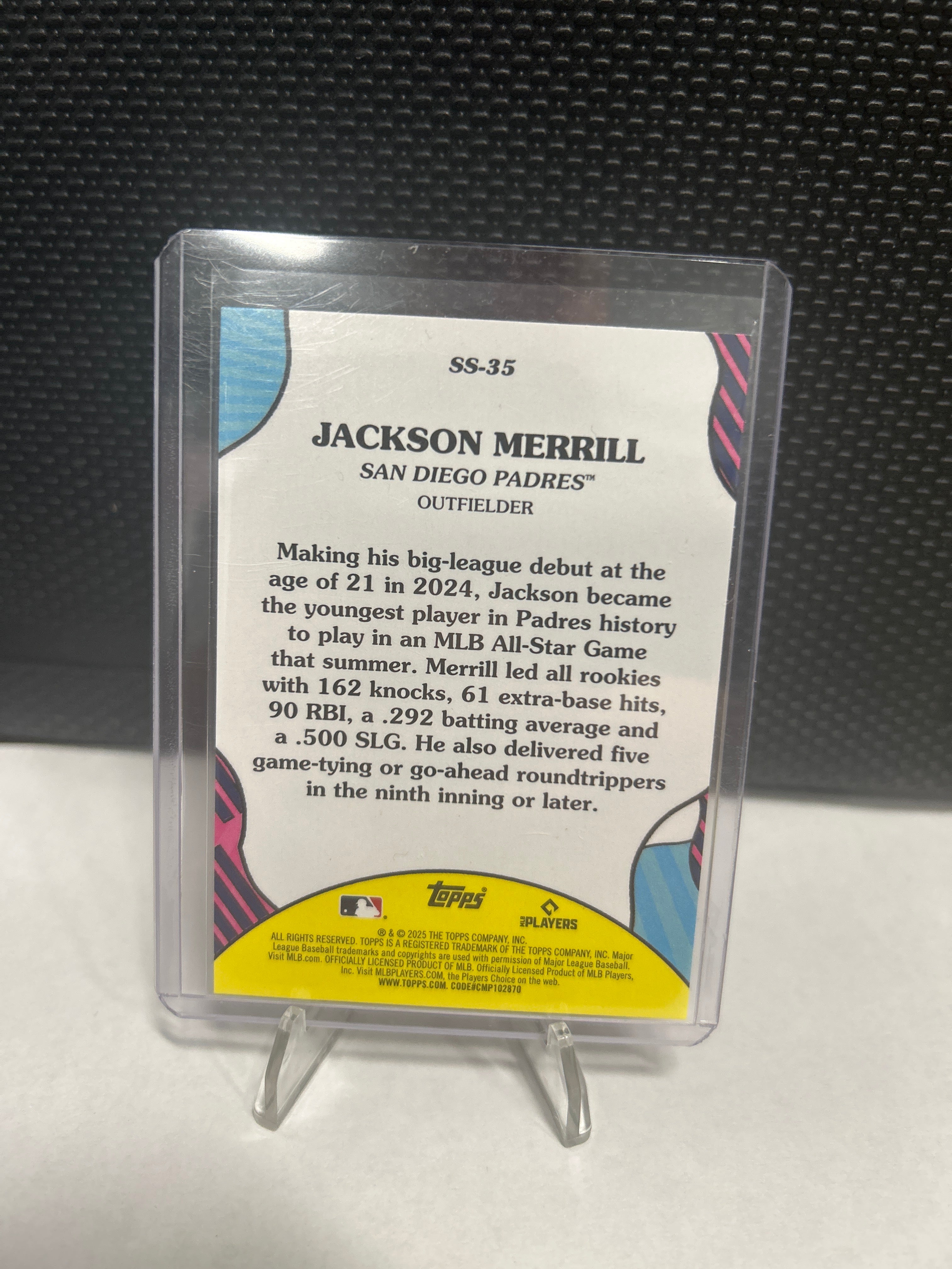2025 Topps Series 2 - Summer Superstars Jackson Merrill #SS-35
