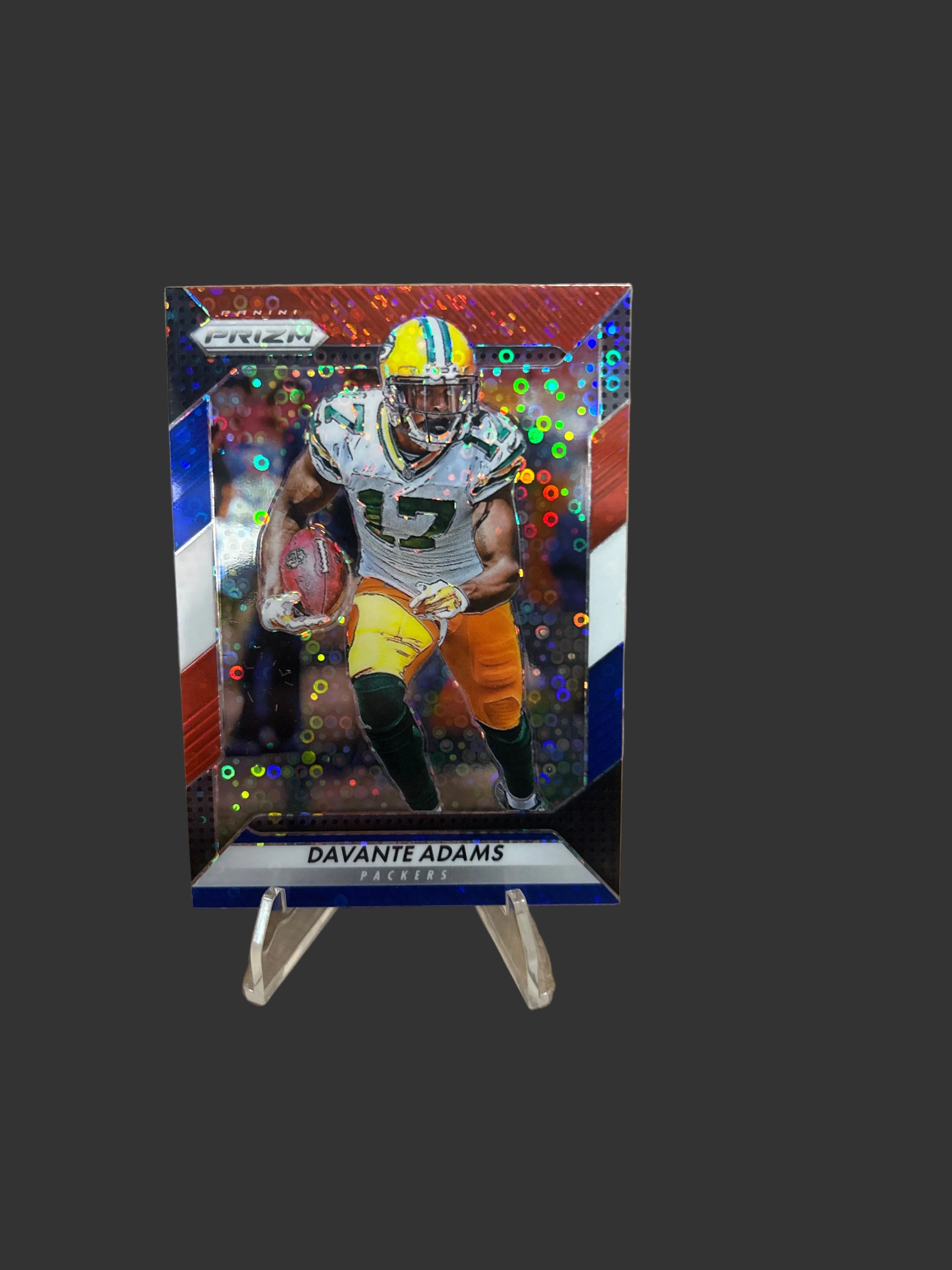 2016 Davante Adams Red White And Blue Disco Prizm SP