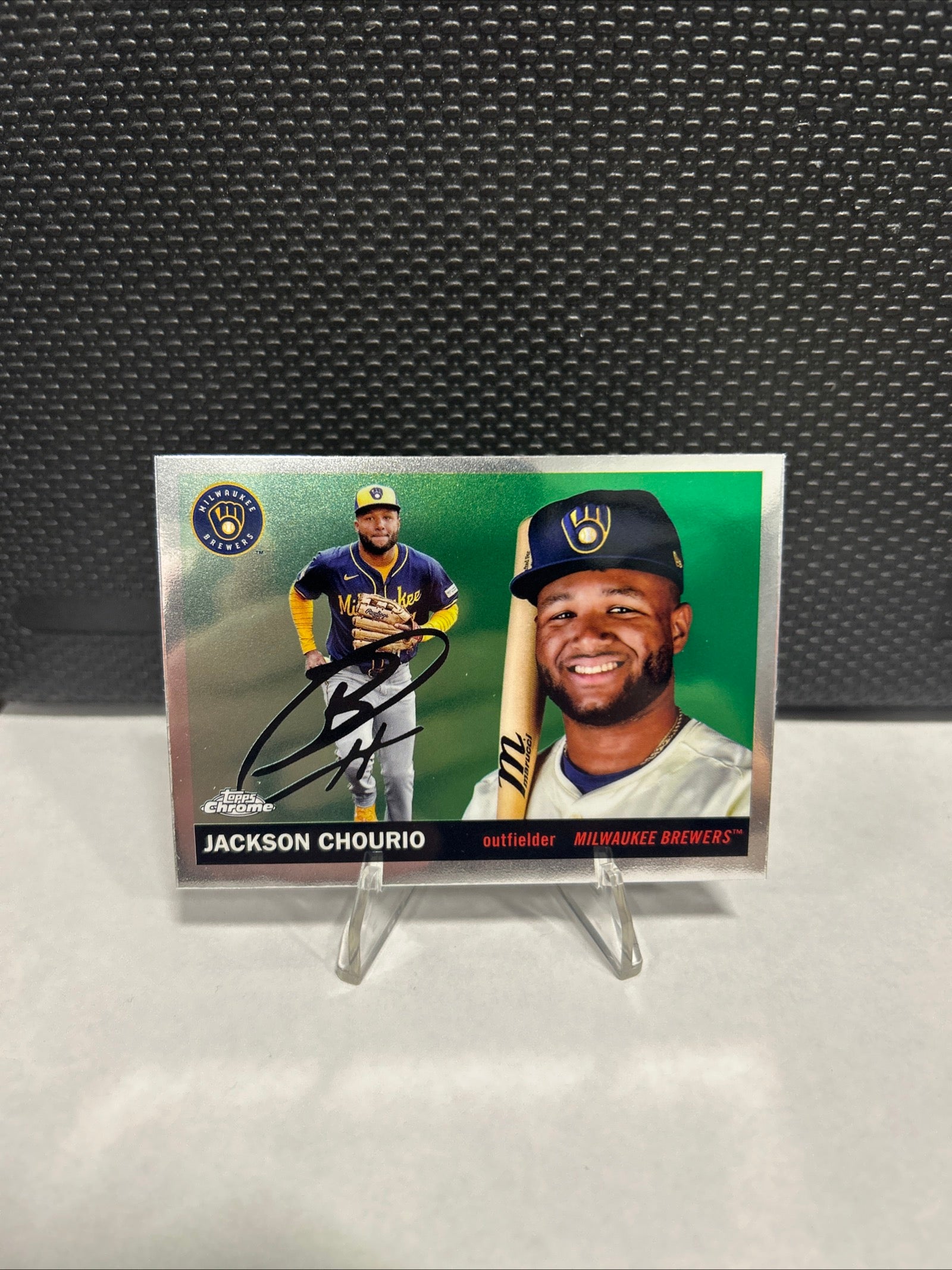 2025 Topps Chrome Platinum #16 Jackson Chourio, Milwaukee Brewers