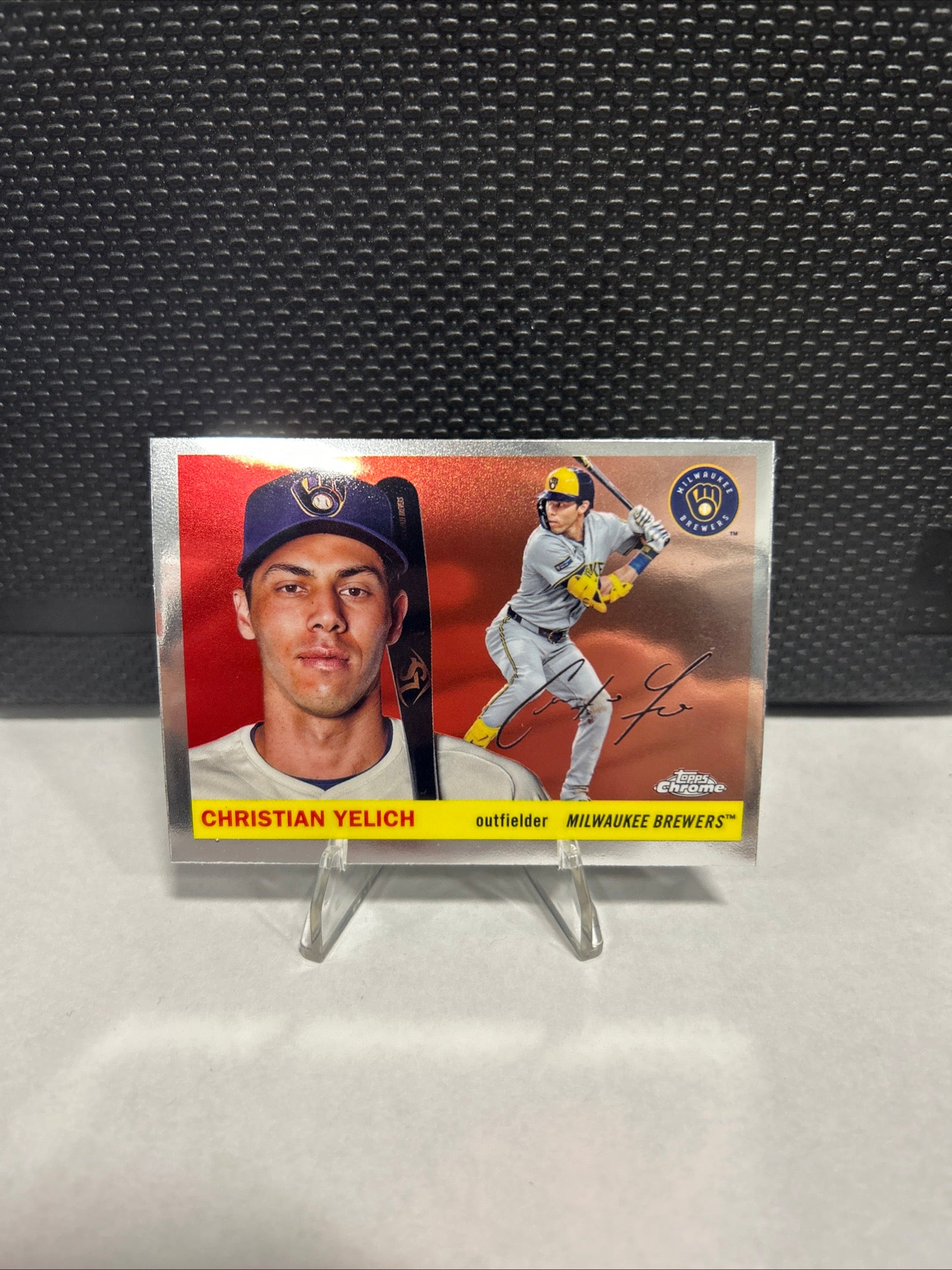 2025 Topps Chrome Platinum Anniversary Christian Yelich #19 Brewers