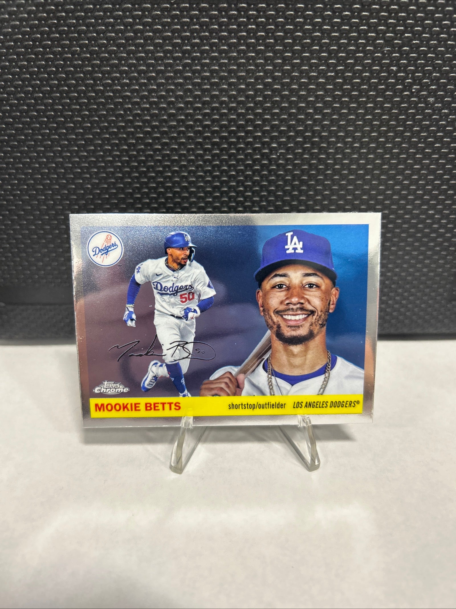 2025 Topps Chrome Platinum Mookie Betts #65 Los Angeles Dodgers