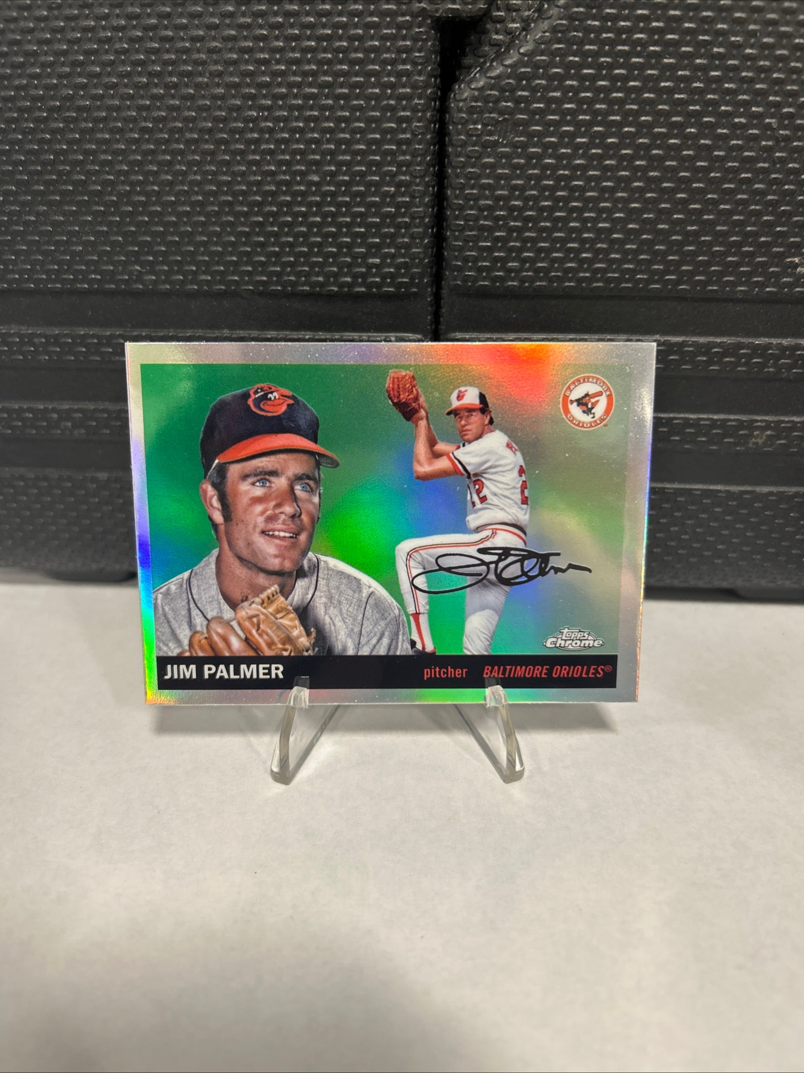 2025 Topps Chrome Platinum #306 Jim Palmer, Baltimore Orioles (HOF) - Base Card