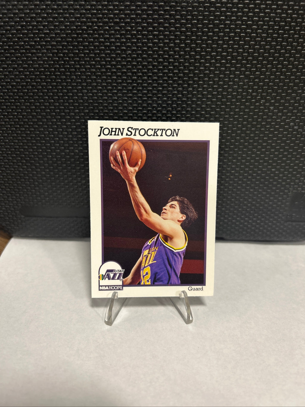 NBA Hoops 1991-92 John Stockton #212 Utah Jazz NBA Basketball Card Base Set