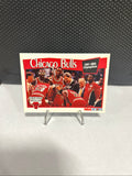 1991 NBA Hoops - CHICAGO BULLS TEAM CARD - Jordan - Pippen - Grant
