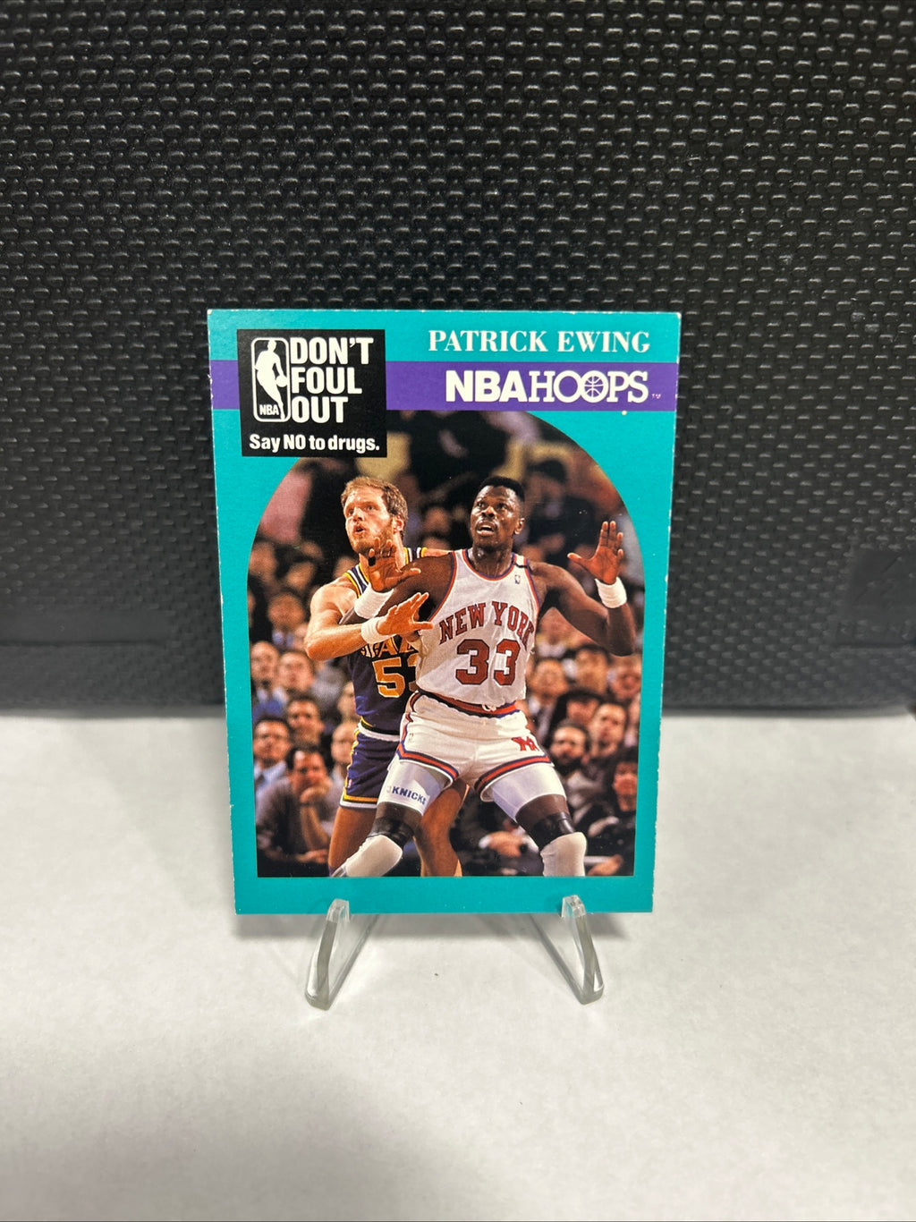 Patrick Ewing - 1990 NBA Hoops - Dont Foul Out