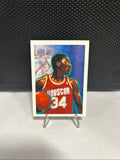 1990-91 NBA Hoops - Art Card Team Checklist Hakeem Olajuwon #364