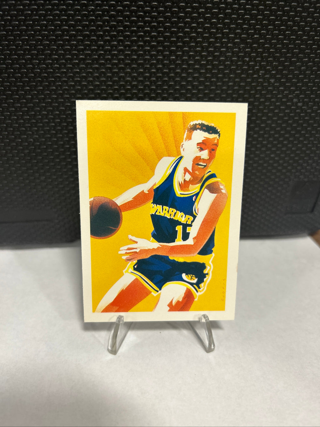 1990 NBA Hoops Chris Mullin Rare illustration Card #363