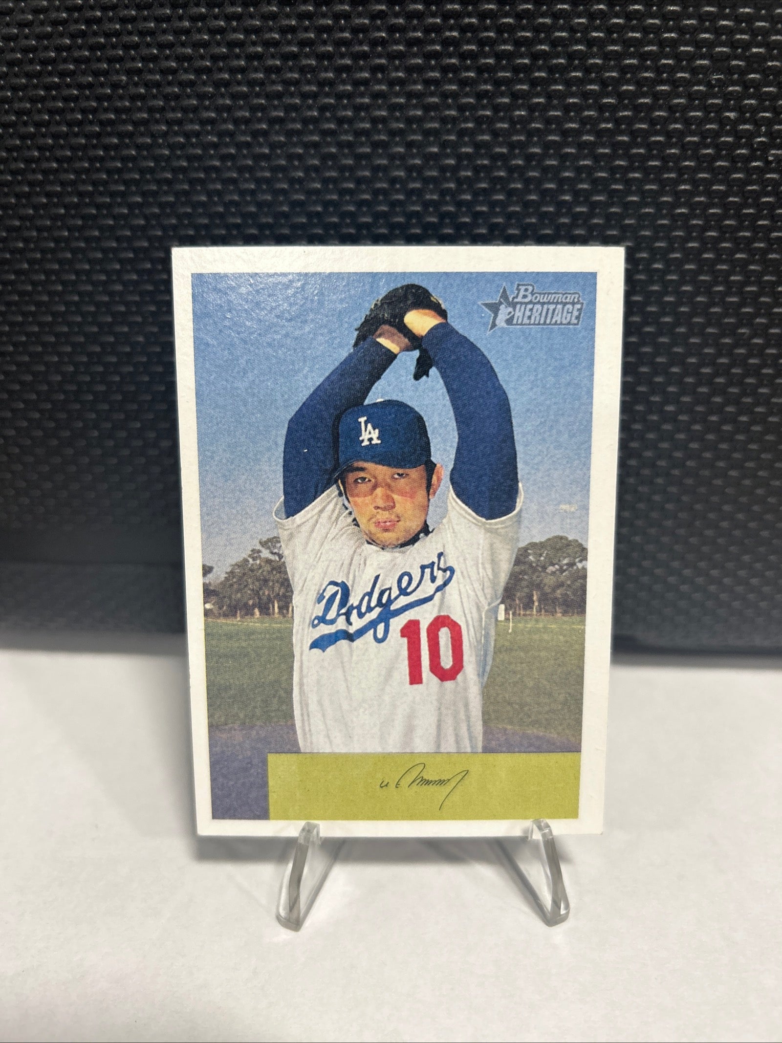 Hideo Nomo 2002 Bowman Heritage #78 Los Angeles Dodgers