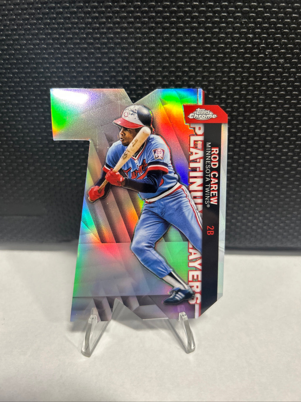 2021 Topps Chrome Update Series - Target Platinum Player Die-Cuts Rod Carew...