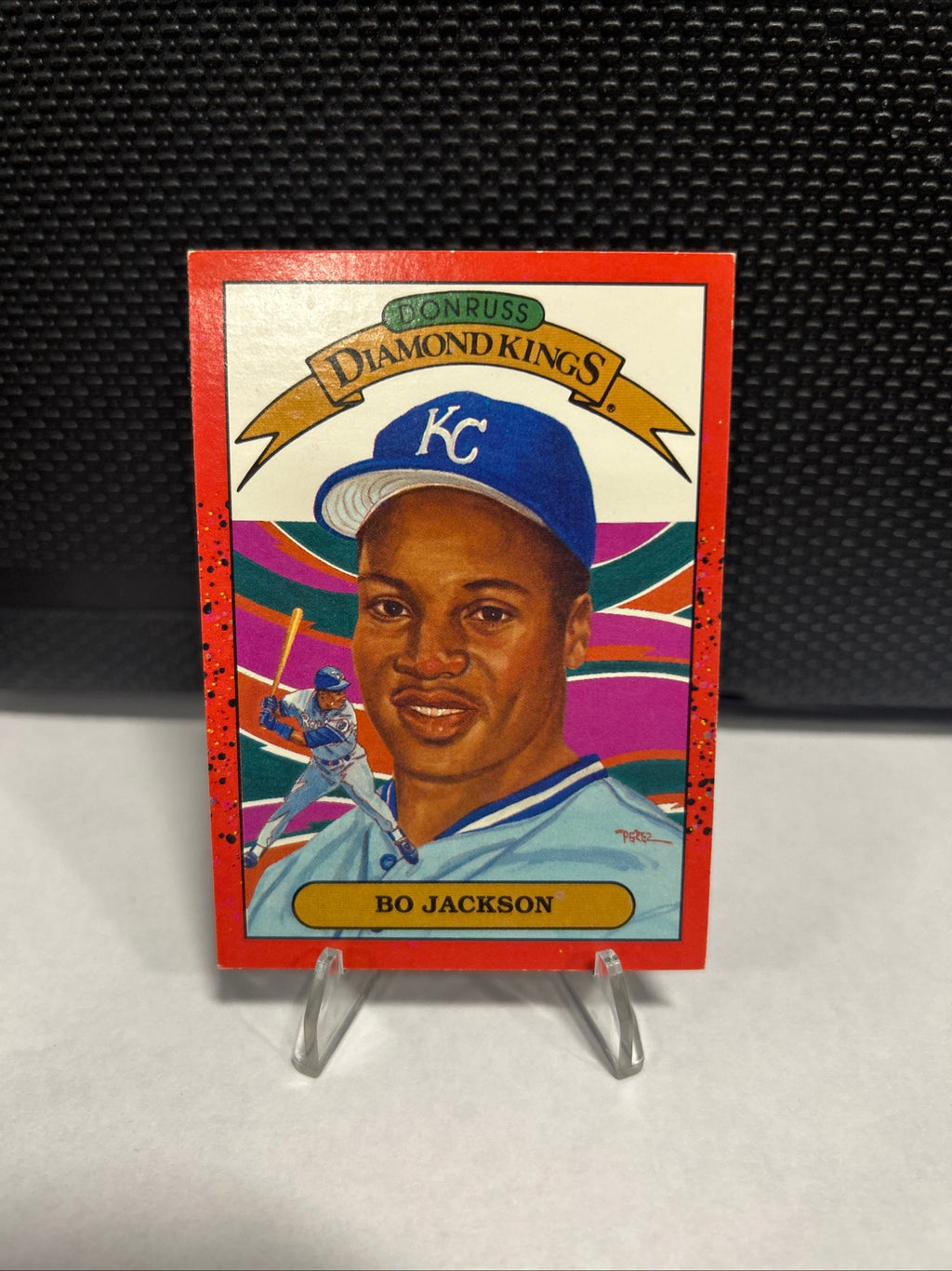 1990 Donruss Bo Jackson #1 Diamond Kings Kansas City Royals. G10