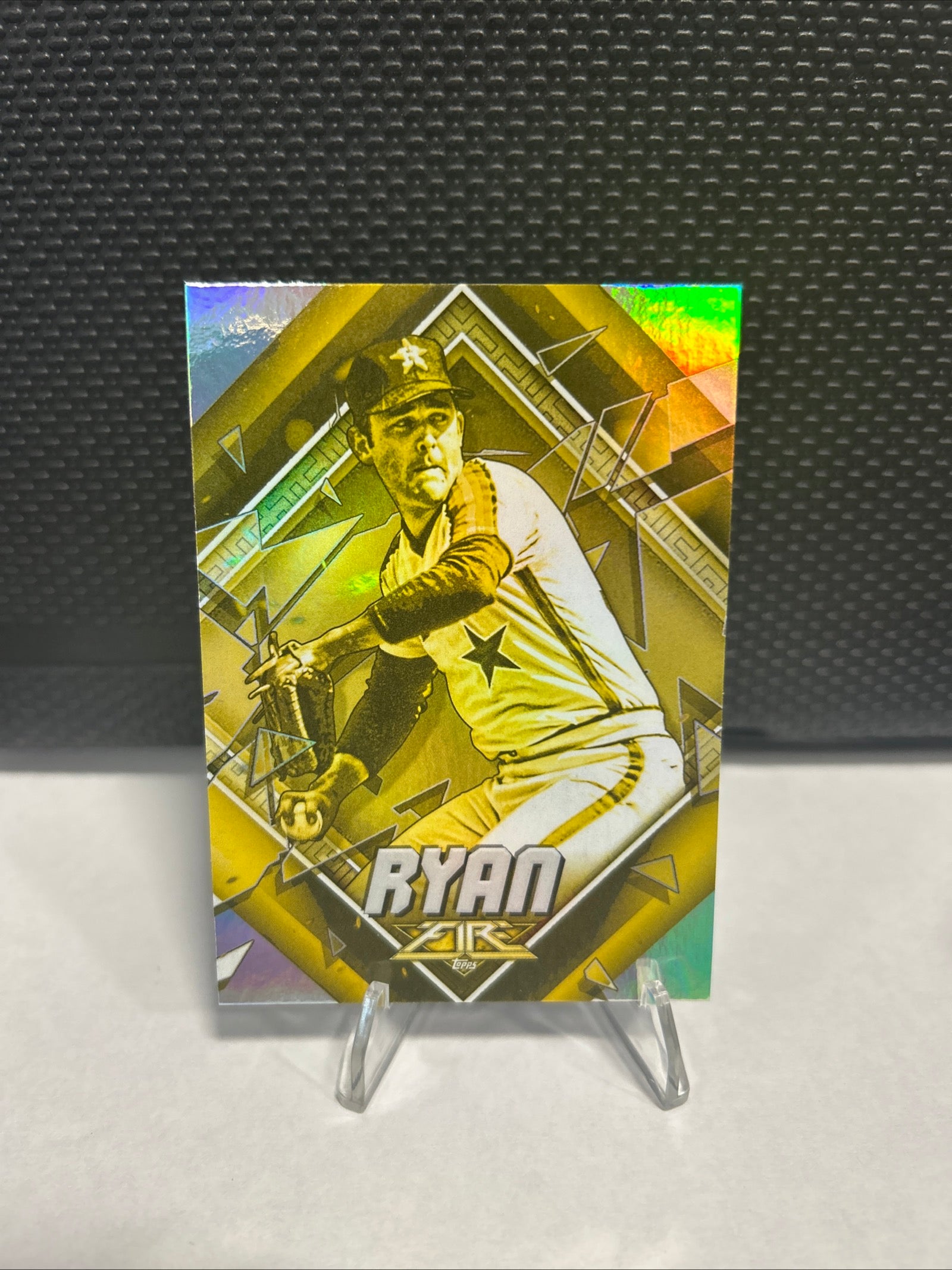 2022 Topps Fire Gold Minted #173 Nolan Ryan