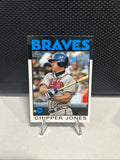 Chipper Jones 2021 Topps - 1986 Topps Baseball 35th Anniversary Braves FREE S&H