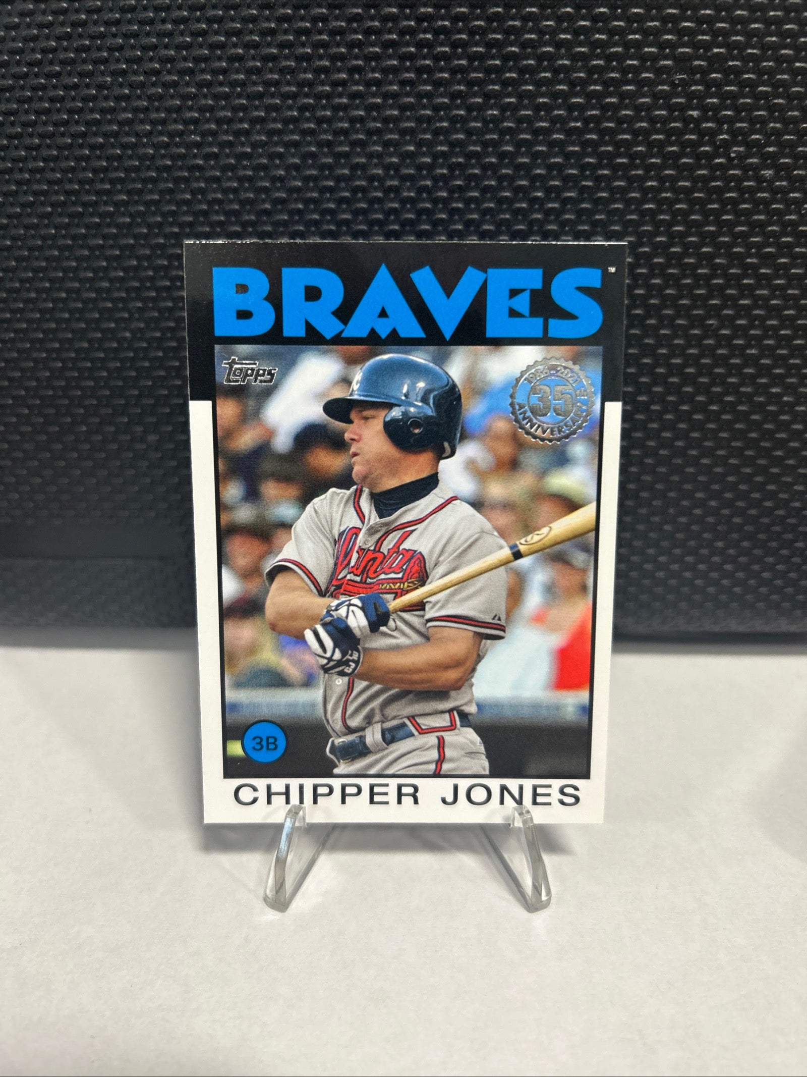 Chipper Jones 2021 Topps - 1986 Topps Baseball 35th Anniversary Braves FREE S&H