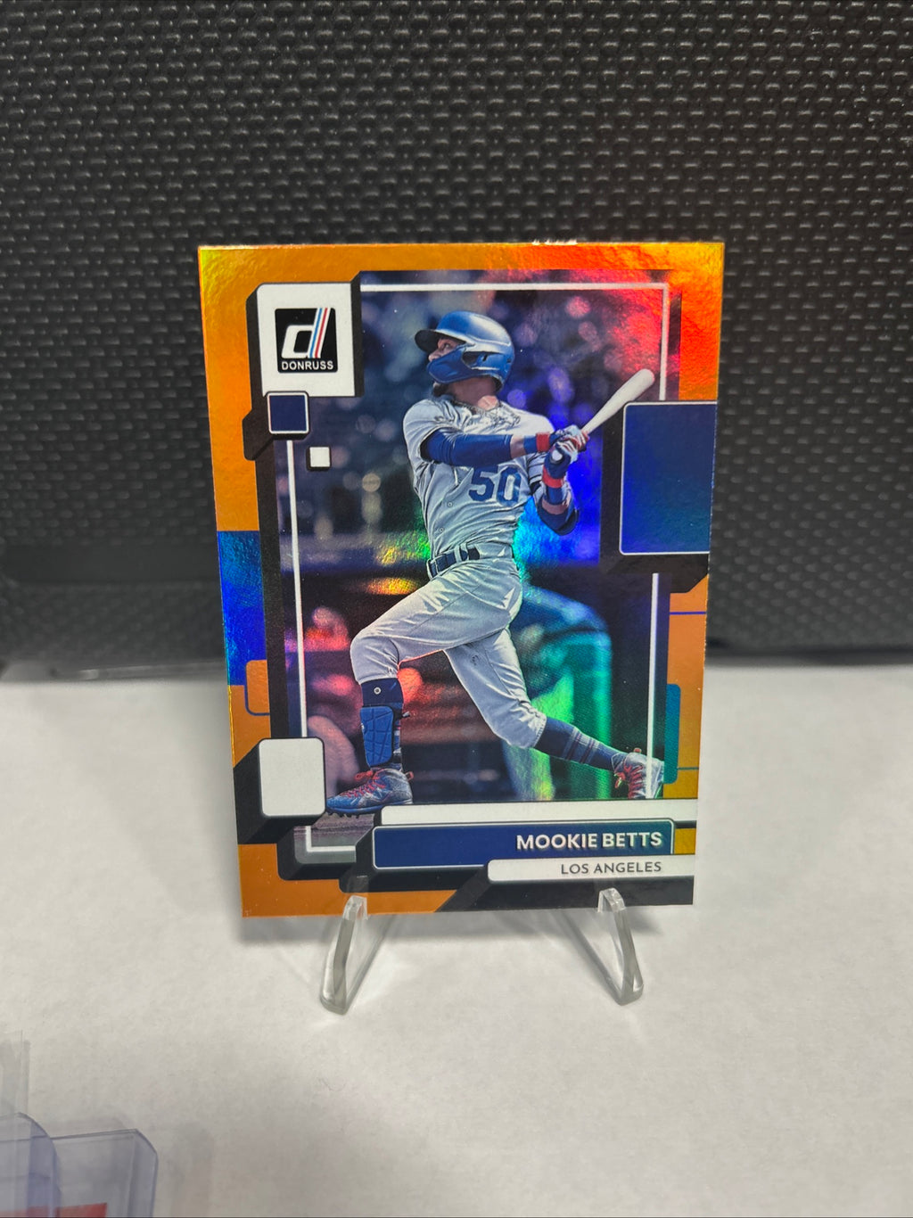 2022 Donruss Mookie Betts Orange Foil #211