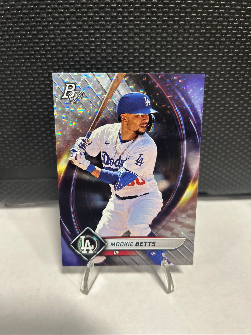 2022 Bowman Platinum Mookie Betts Ice Foil Parallel #11 Los Angeles Dodgers