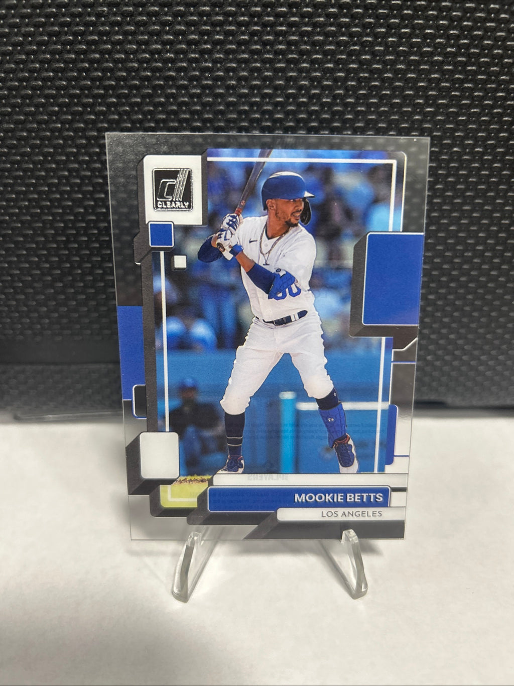 Mookie Betts 2022 Chronicles Clearly Donruss #35 - Dodgers