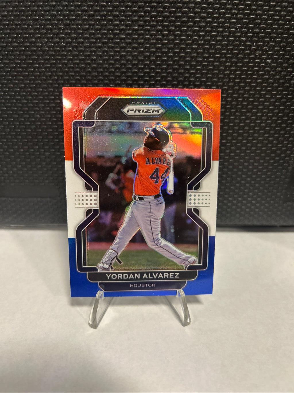 2022 Panini Prizm YORDAN ALVAREZ Red/White/Blue Parallel! #66