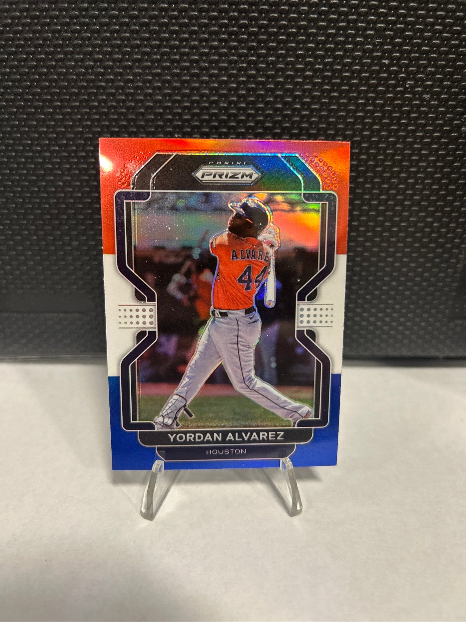 2022 Panini Prizm YORDAN ALVAREZ Red/White/Blue Parallel! #66