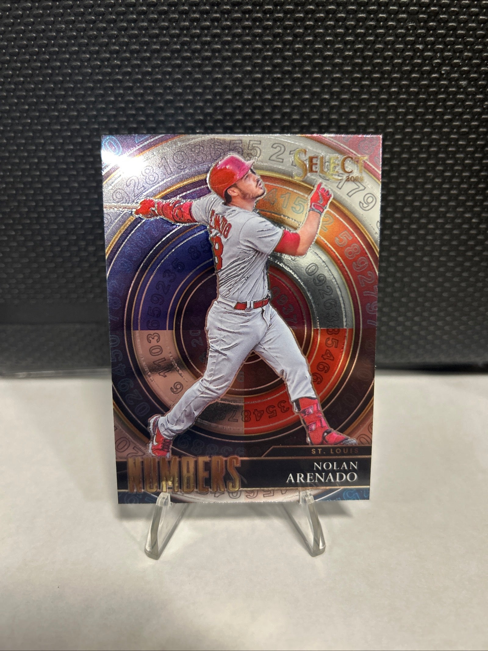 2022 Panini Select Nolan Arenado Numbers Insert Prizm #SN6 St. Cardinals