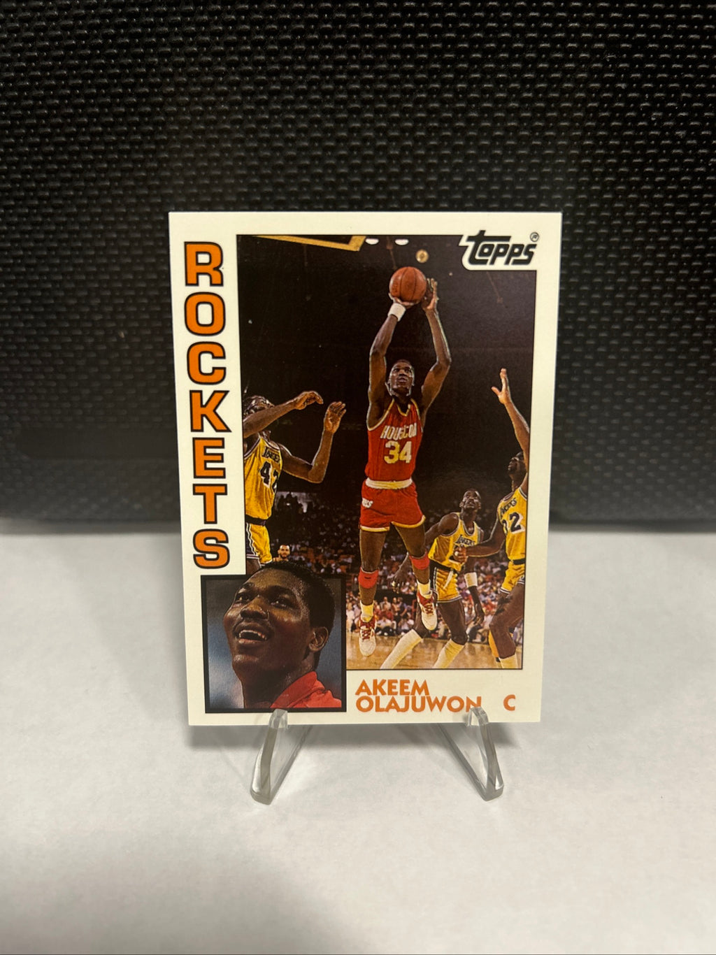 1993 Topps Archives #54 Akeem Olajuwon (HOF) Houston Rockets