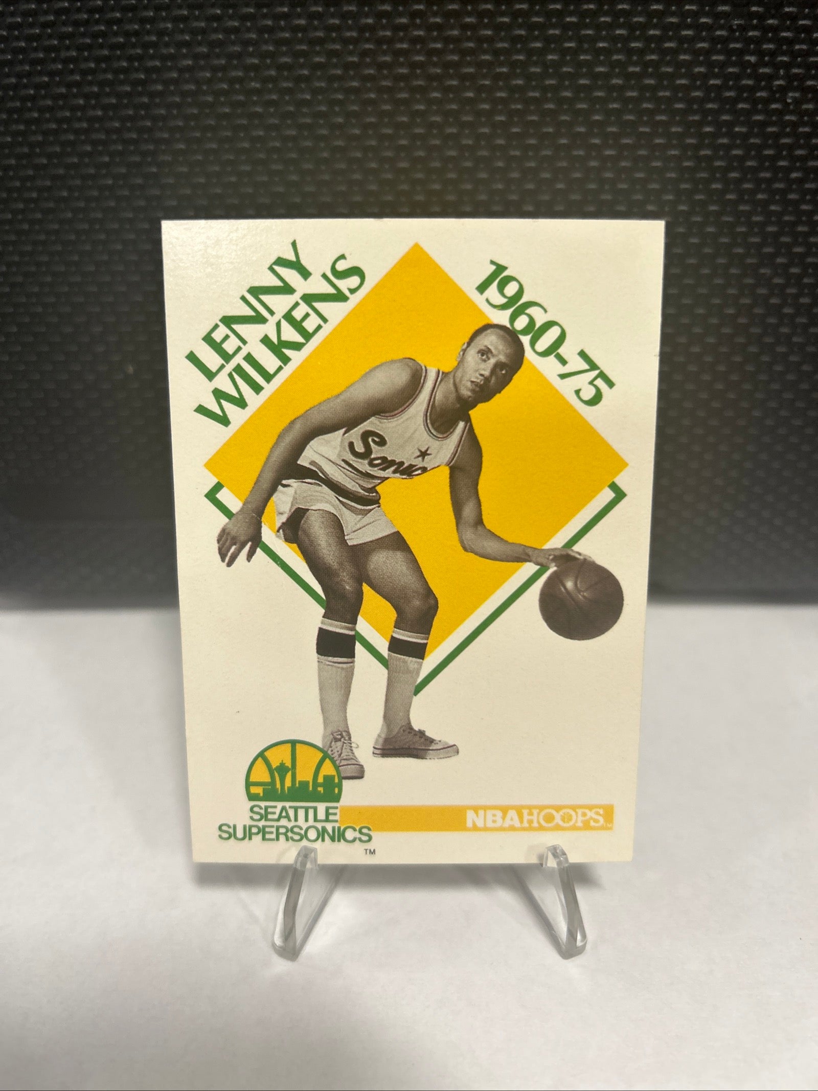 1990-91 NBA Hoops #349 Lenny Wilkens Seattle Supersonics