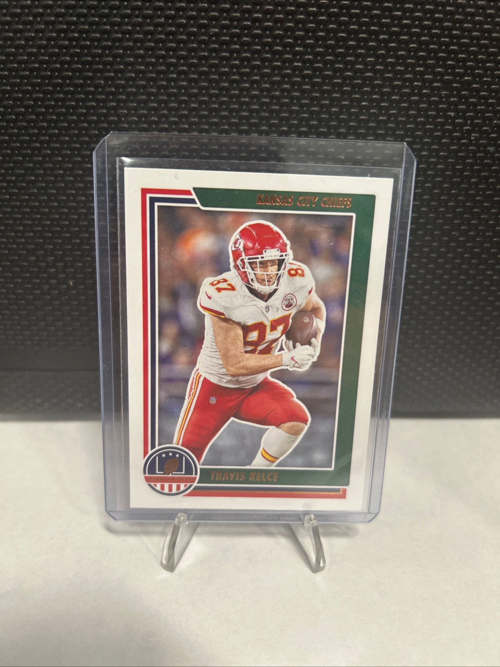 TRAVIS KELCE 2021 Panini Chronicles Stars & Stripes #STS-TKE Kansas City Chiefs