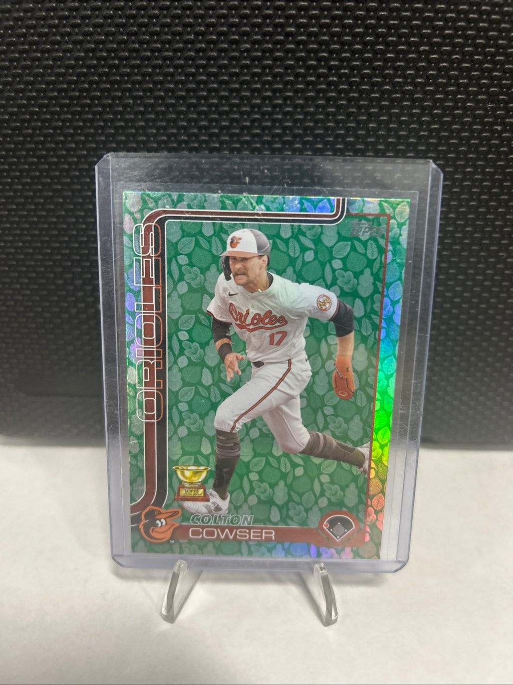 2025 Topps Series 1 #230 Colton Cowser Easter Holiday Foil Baltimore Orioles