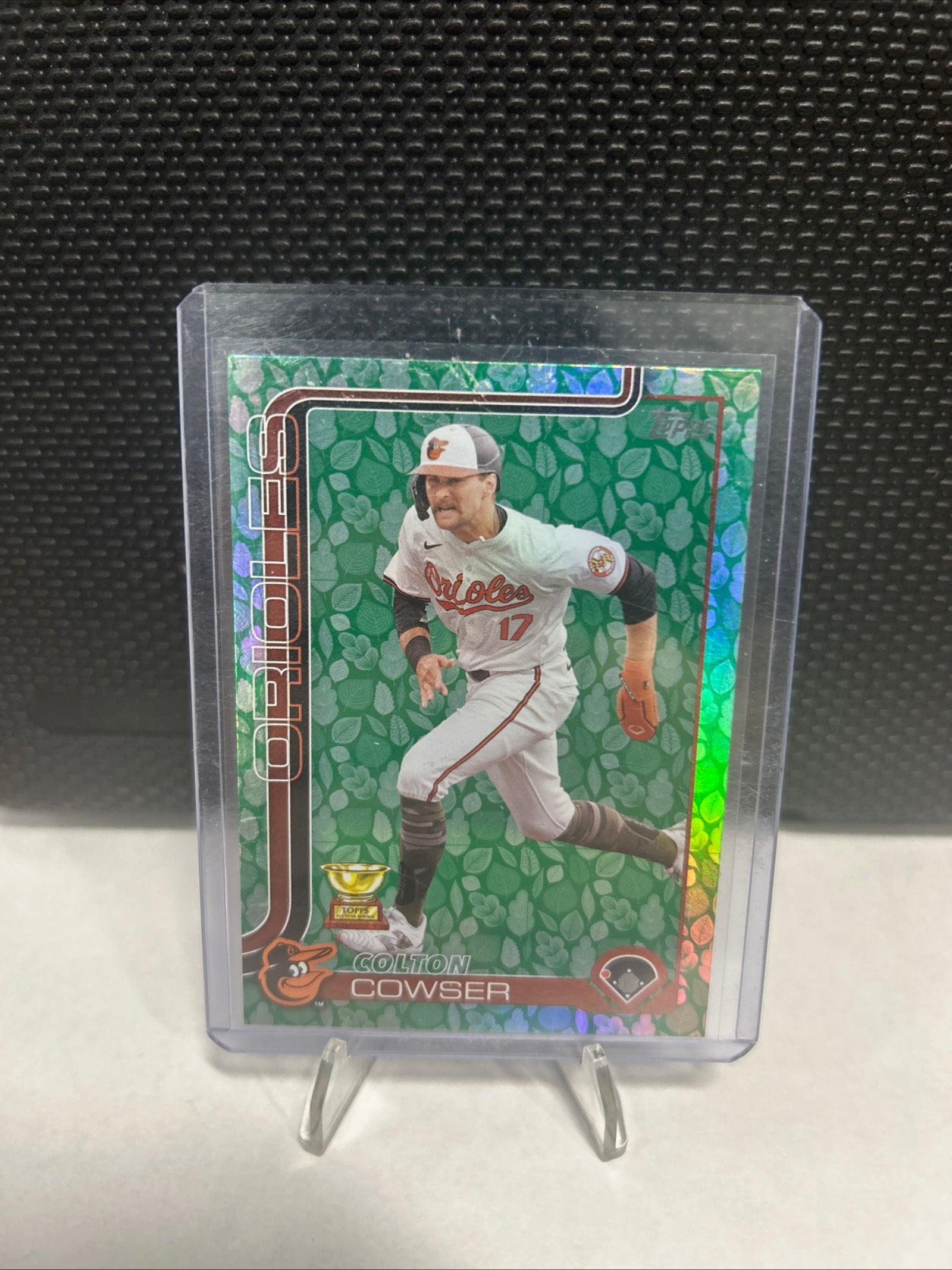 2025 Topps Series 1 #230 Colton Cowser Easter Holiday Foil Baltimore Orioles