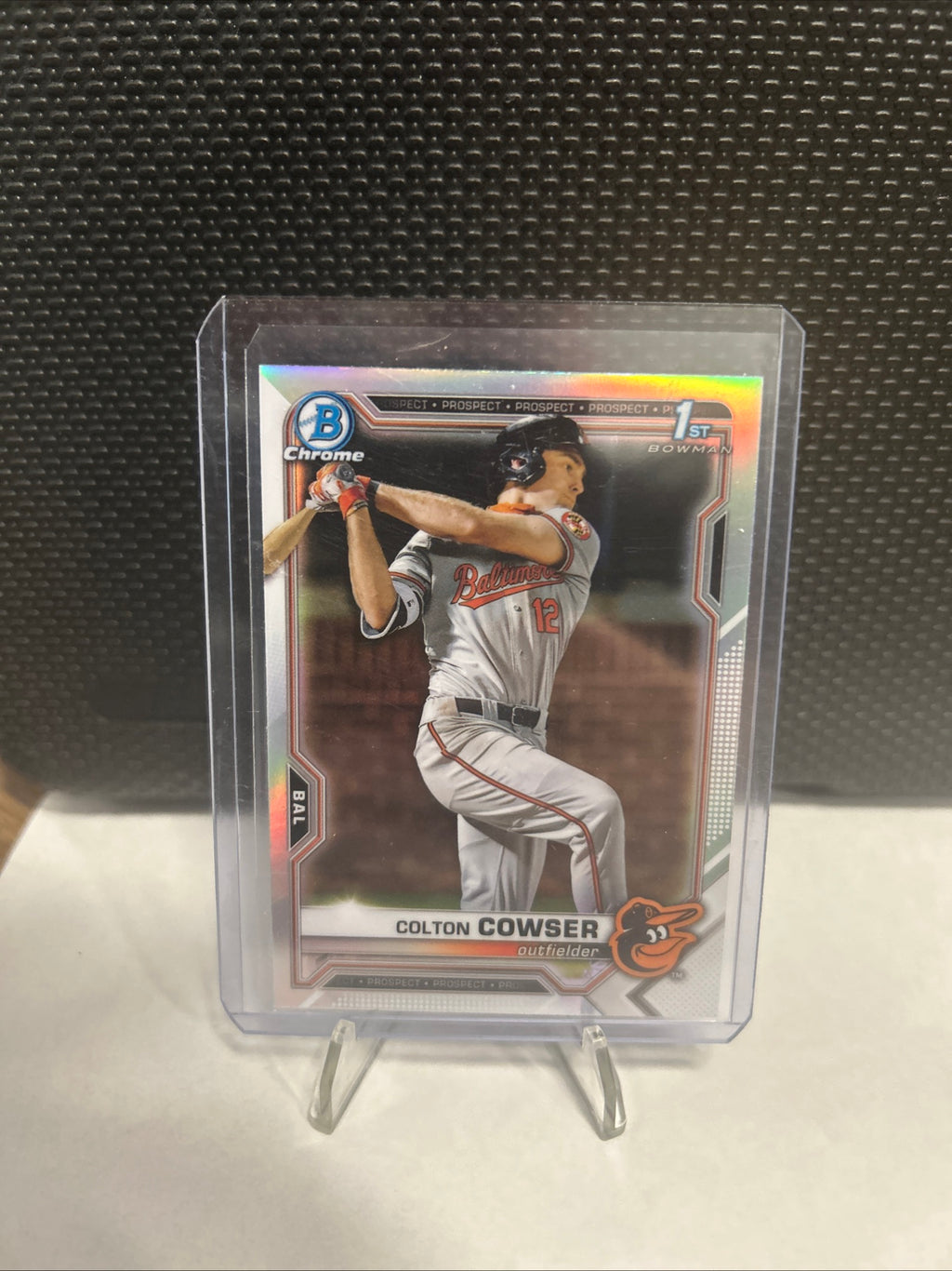 2021 Bowman Draft Chrome Refractor Colton Cowser 1st Bowman #BDC-166 Orioles