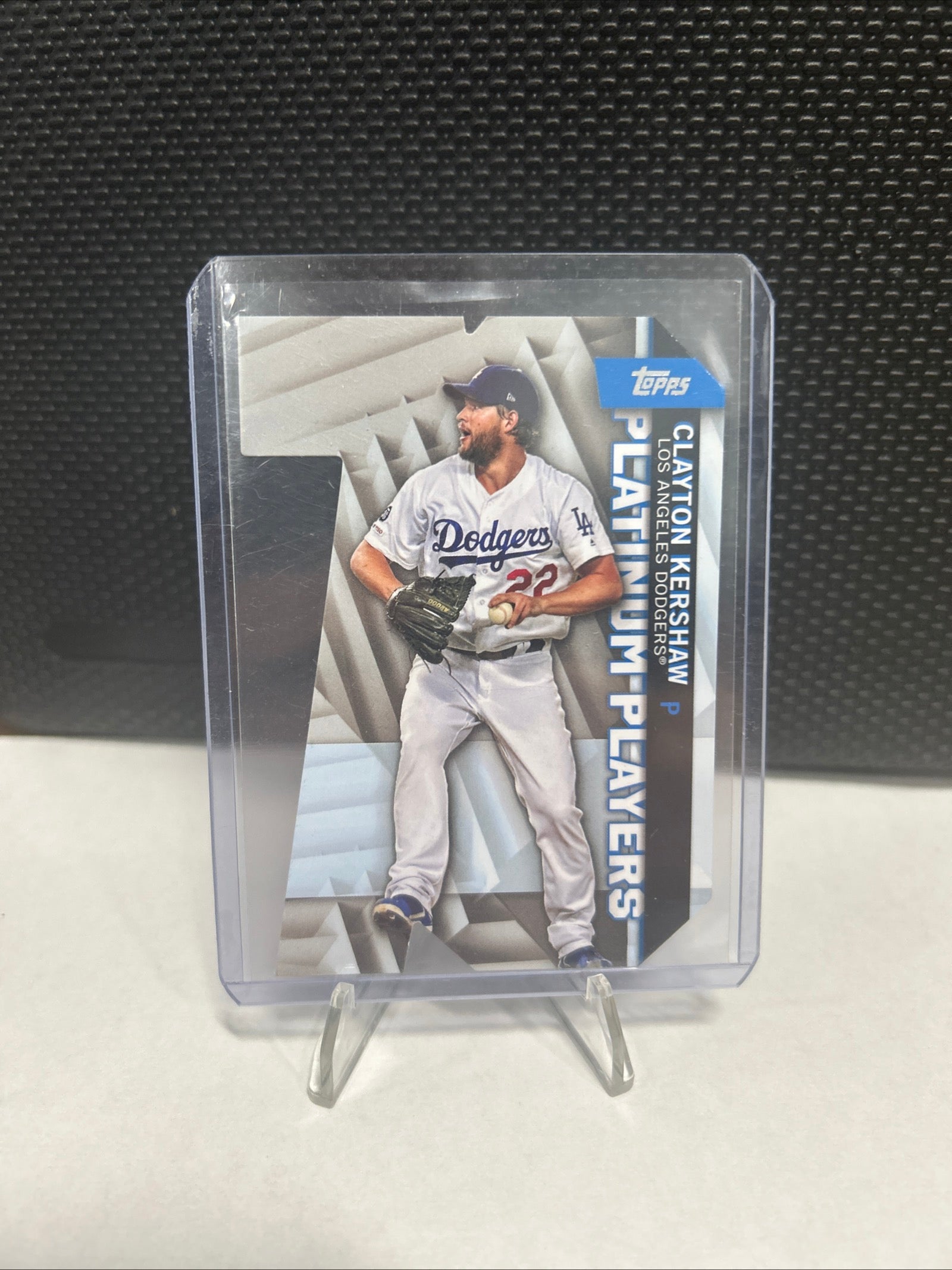 2021 Topps Clayton Kershaw Platinum Players Die Cut #PDC-9 Los Angeles Dodgers