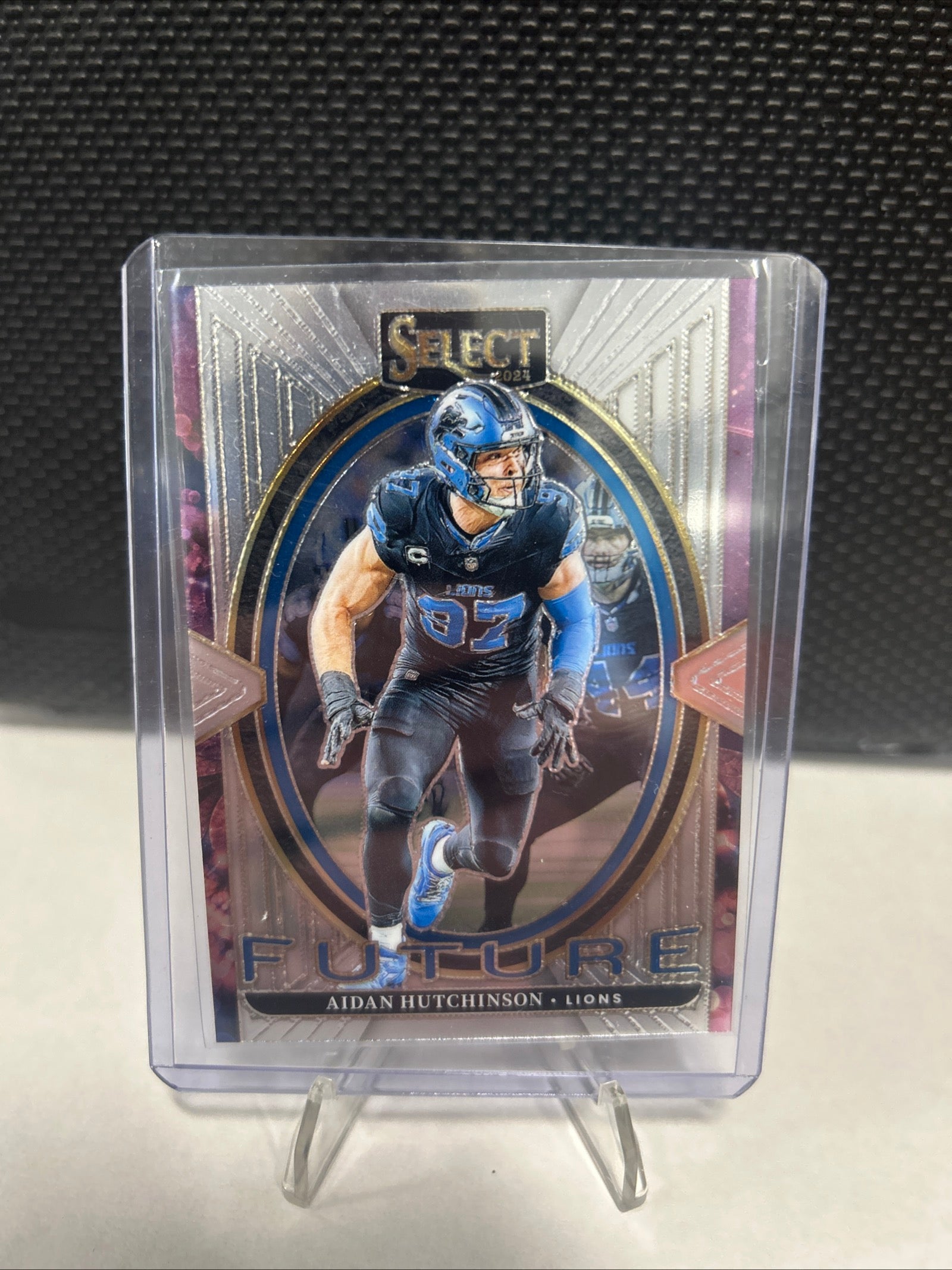 2024 Panini Select Aidan Hutchinson Future Insert #15 Detroit Lions
