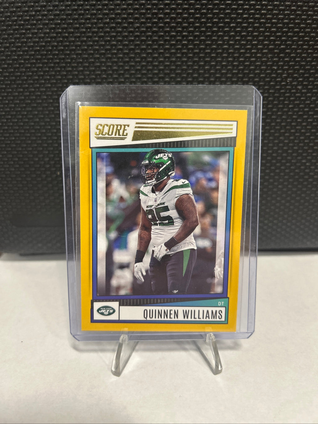 2022 Score #297 Quinnen Williams Gold New York Jets