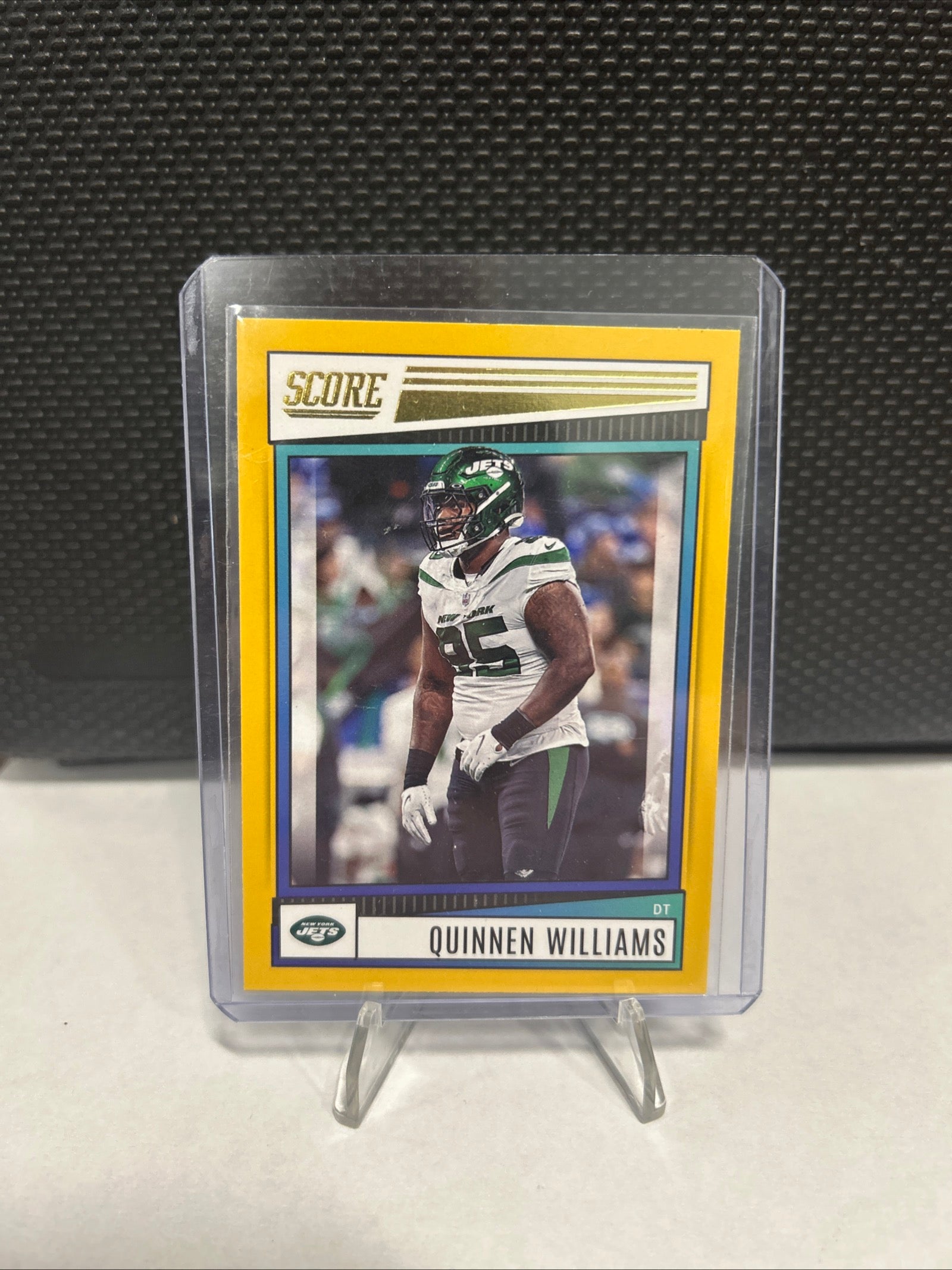 2022 Score #297 Quinnen Williams Gold New York Jets