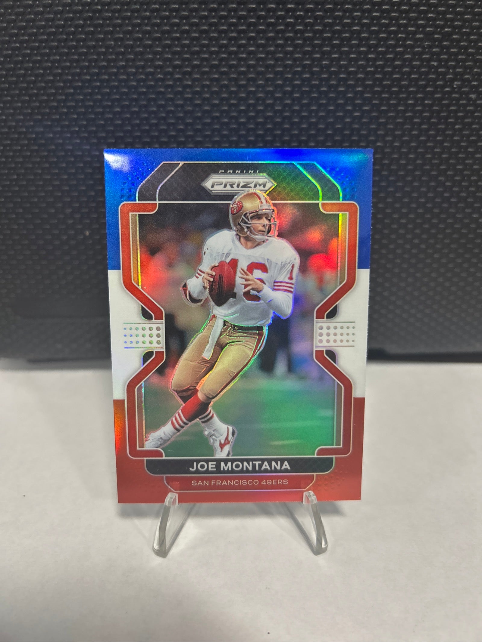 Joe Montana 2021 Panini Prizm Red White & Blue Prizm #60 HOF SAN FRANCISCO 49ERS