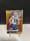2024 Panini Prizm Orange Laser Josh Allen #28 Buffalo Bills