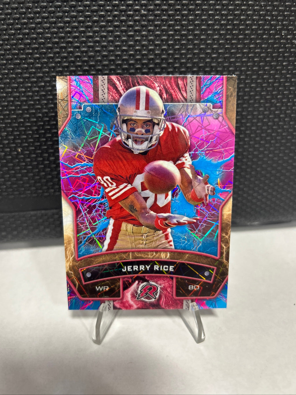 2024 Topps Resurgence Sky Blue/Pink Lazer #91 JERRY RICE- SF 49ers