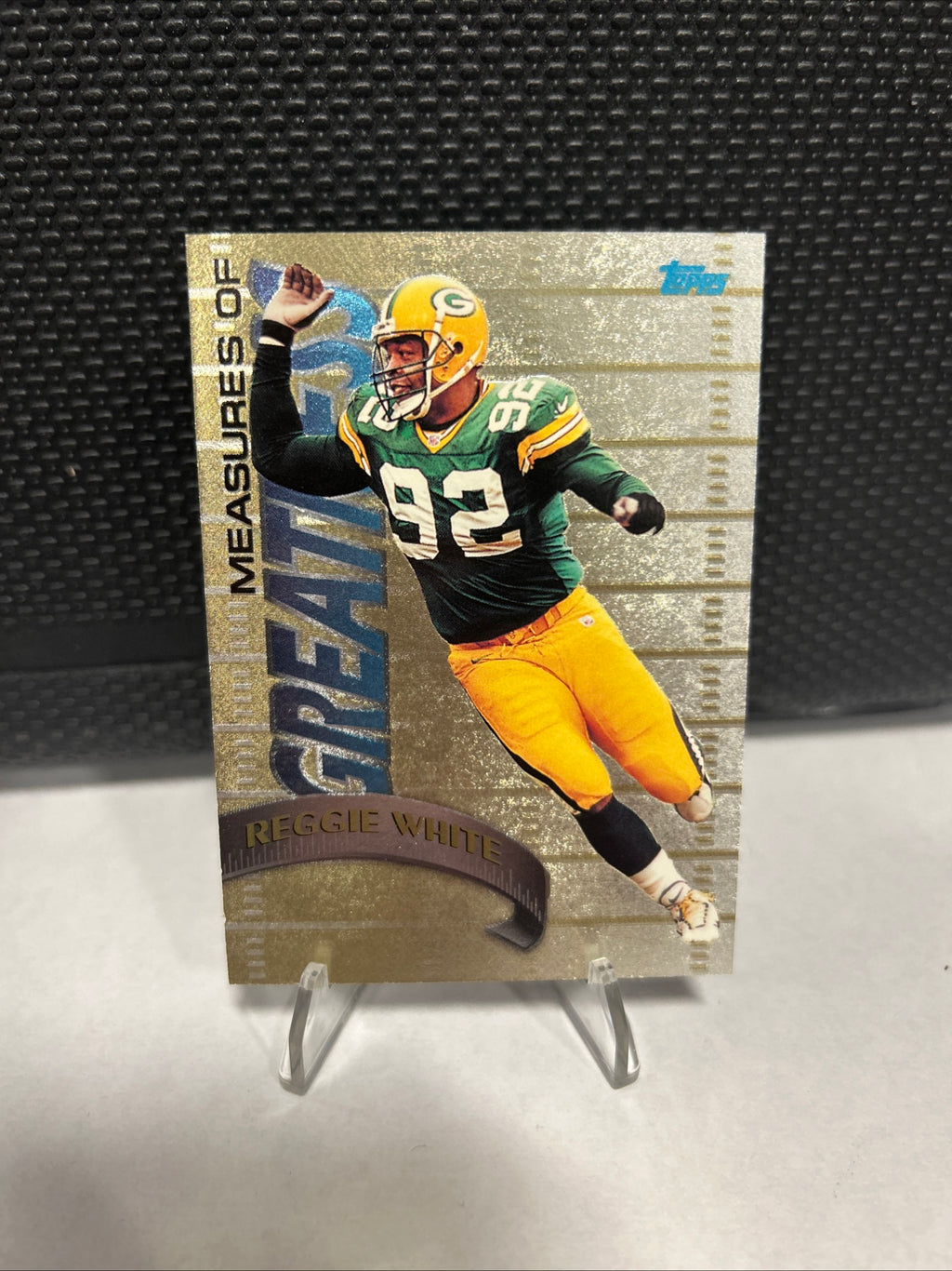 Reggie White #MG8 Green Bay Packers DE 1998 Topps Measures Of Greatness