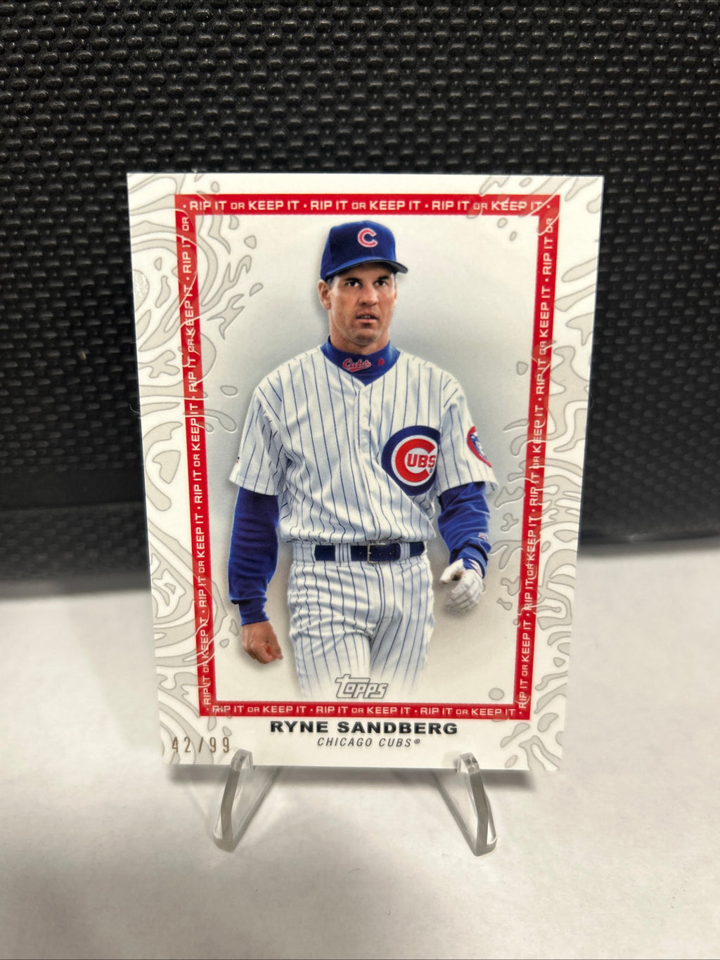 2022 Topps RIP #11 Ryan Sandberg RIPPED /99