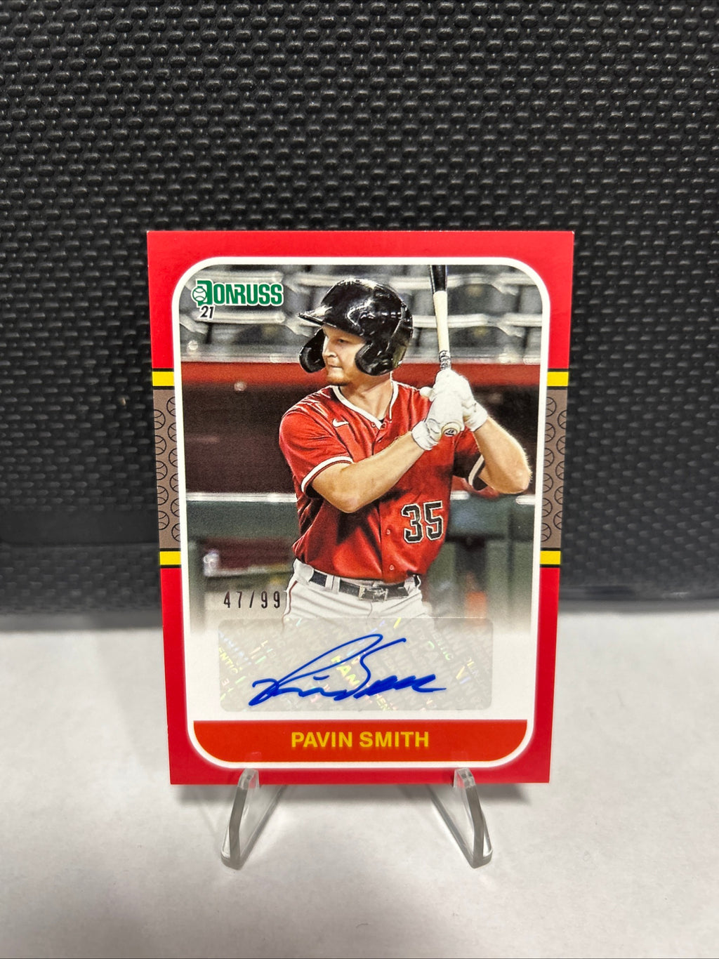 2021 Donruss Baseball Retro 1987 Signature Auto Pavin Smith Diamondbacks /99 SP