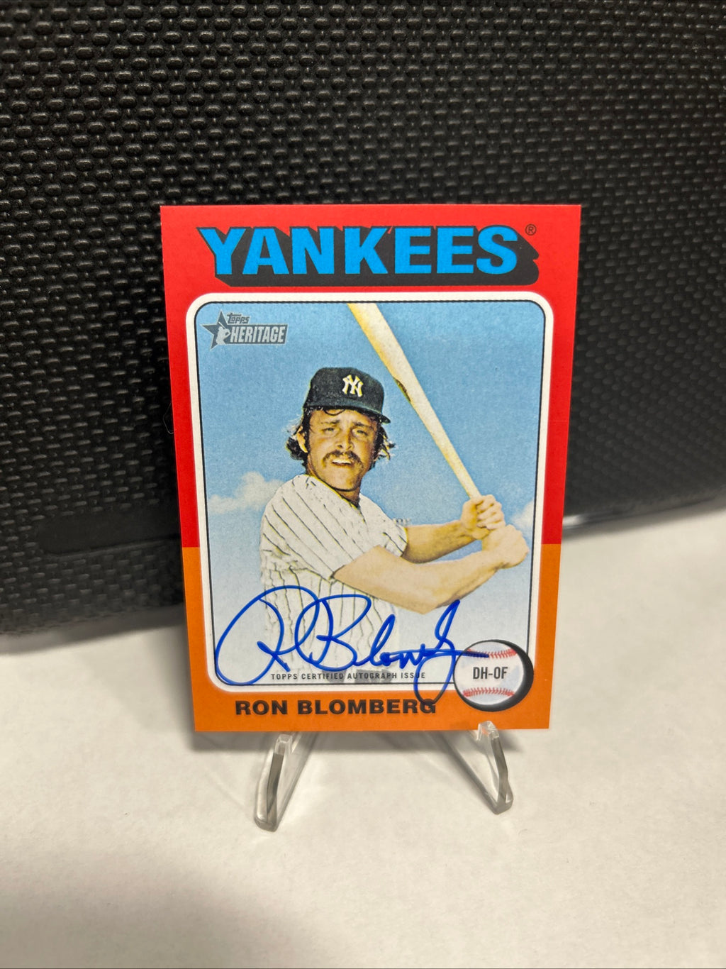 2024 Topps Heritage - Real One Autographs Ron Blomberg #ROA-RB (AU)