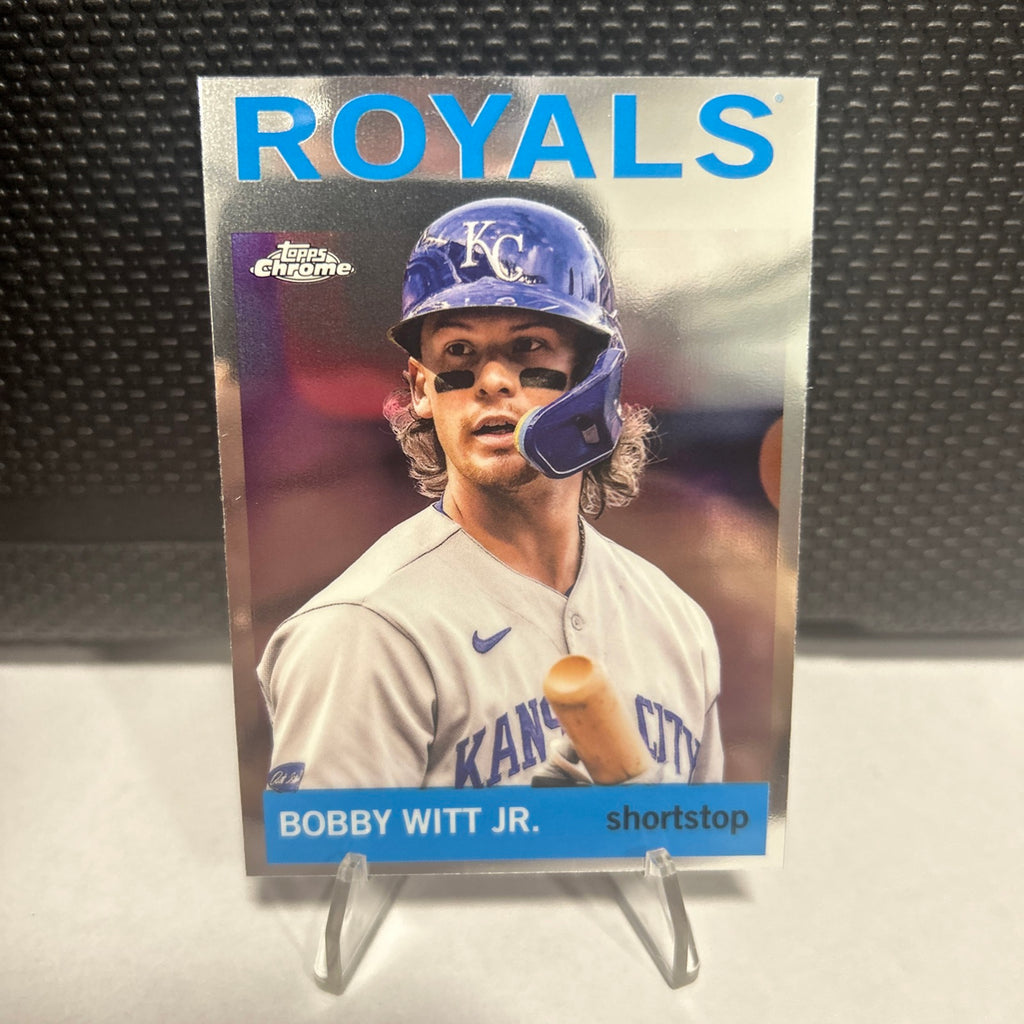 Topps Chrome 2023 Lids / Mitchell & Ness Exclusive Card Bobby Witt Jr. #64-3