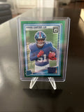 Abdul Carter 2025 Donruss Optic Rated Rookie Green Hyper #300 Giants