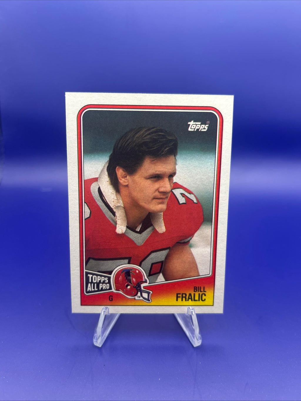 1988 Topps All Pro Bill Fralic Atlanta Falcons Card #388