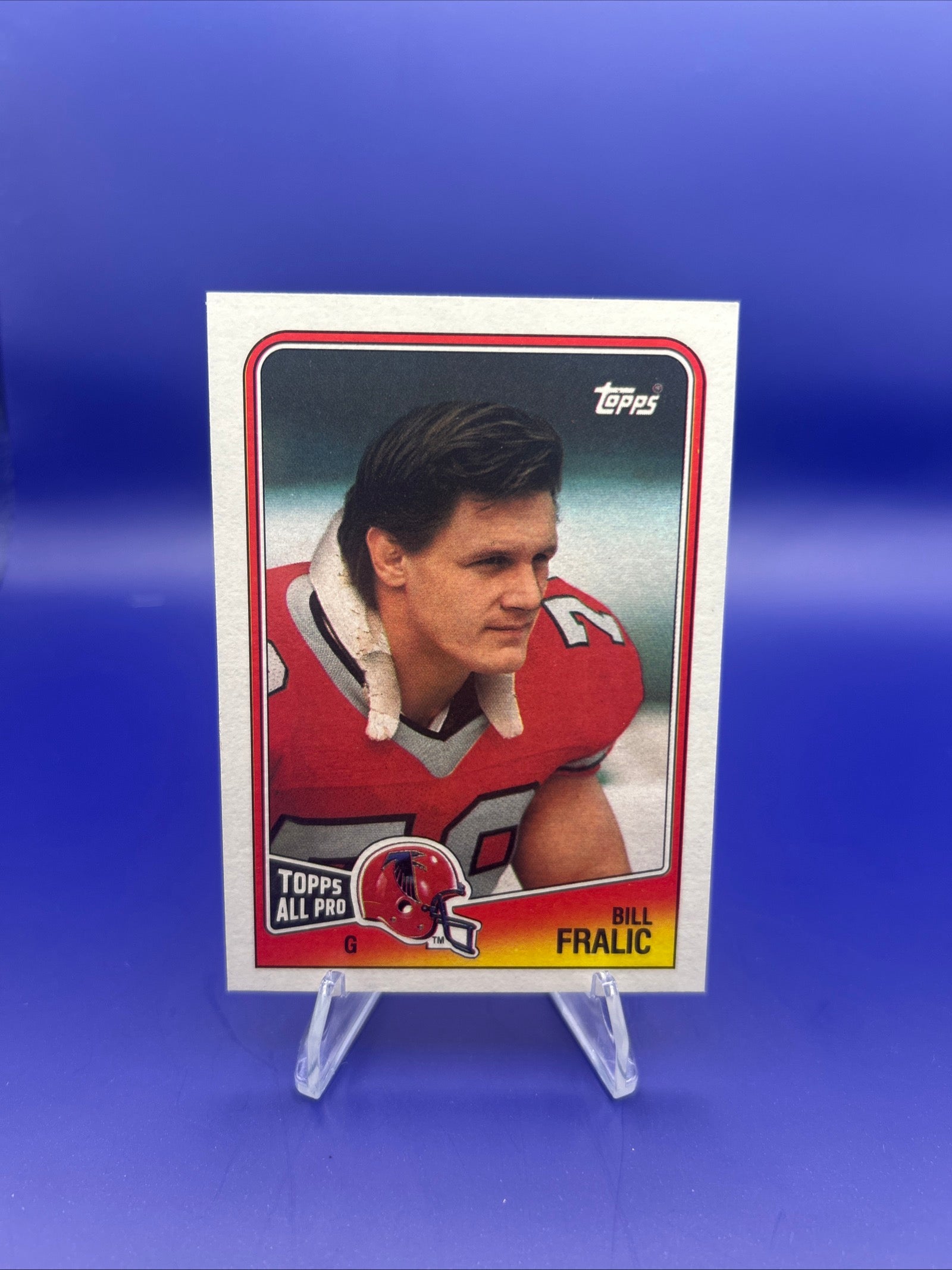 1988 Topps All Pro Bill Fralic Atlanta Falcons Card #388