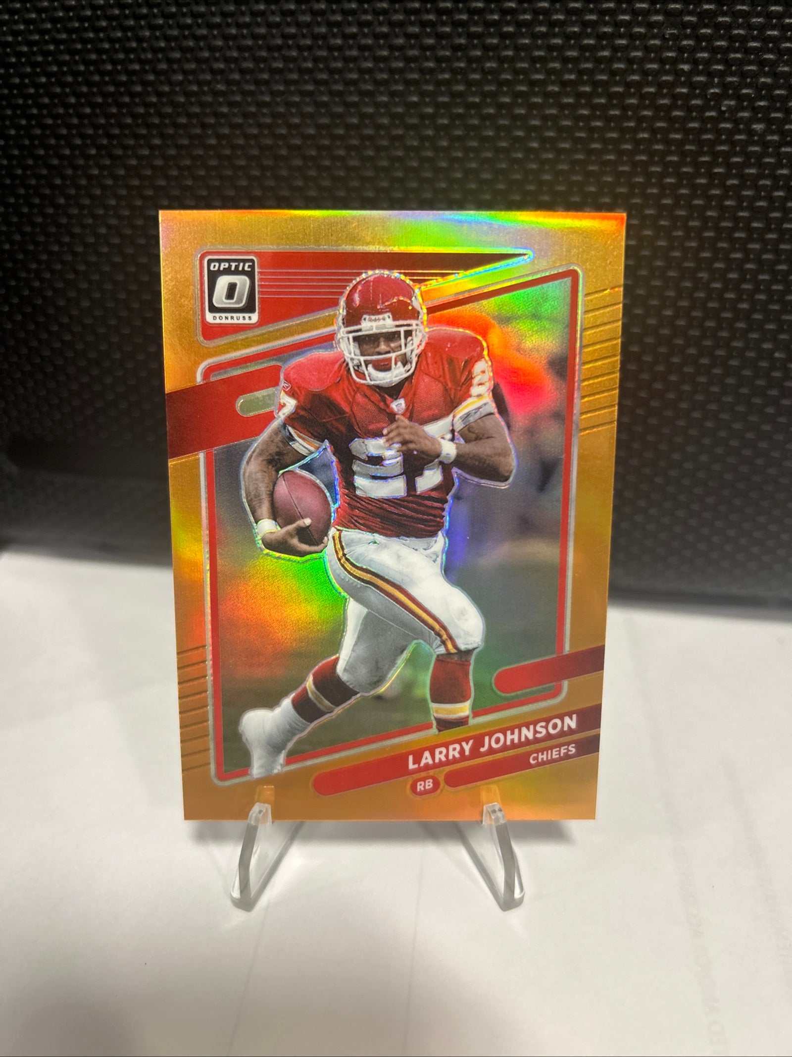 2021 Optic Orange Holo Larry Johnson /199