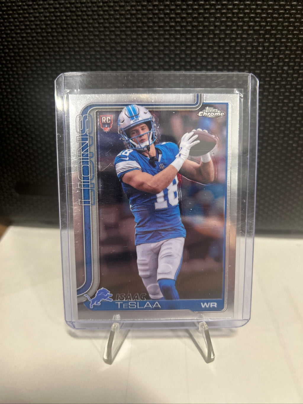 2025 Topps Chrome Isaac Teslaa RC #320 Detroit Lions NFL Football Card